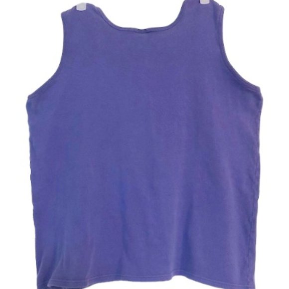Vintage JUST MY SIZE Stretch Women's Tank Top -14W/16W - Picture 4 of 5